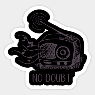 No Doubt Sticker